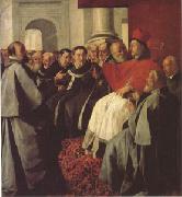 ZURBARAN  Francisco de St Bonaventure at the Council of Lyons (mk05) Sweden oil painting artist